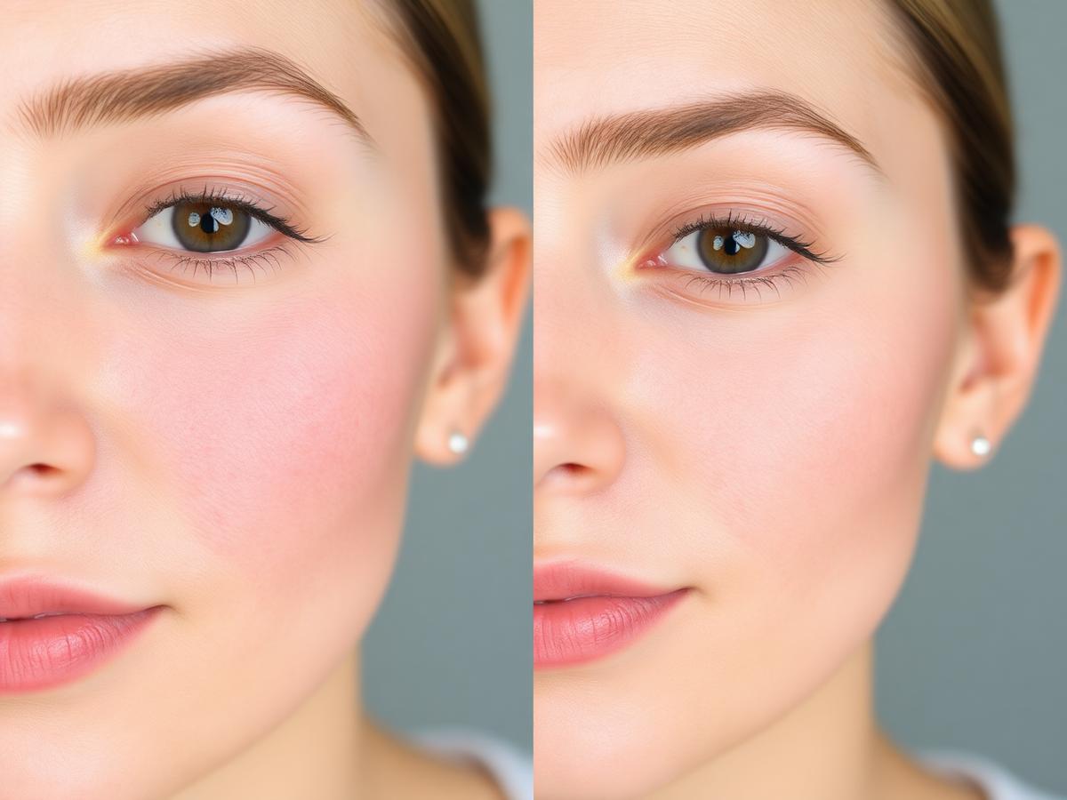 Before and after — Acne control — 12 weeks